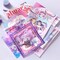 Scrapbook kit for Girls A6 Grid Kawaii notebooks Stationery Junk Journal Kit Scrapbooking Supplies kit Craft DIY Gift for Adult Teen Girl Cute Bullet Journal